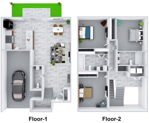 the settlement floor plan with 2 bedroom 1193 sq ft